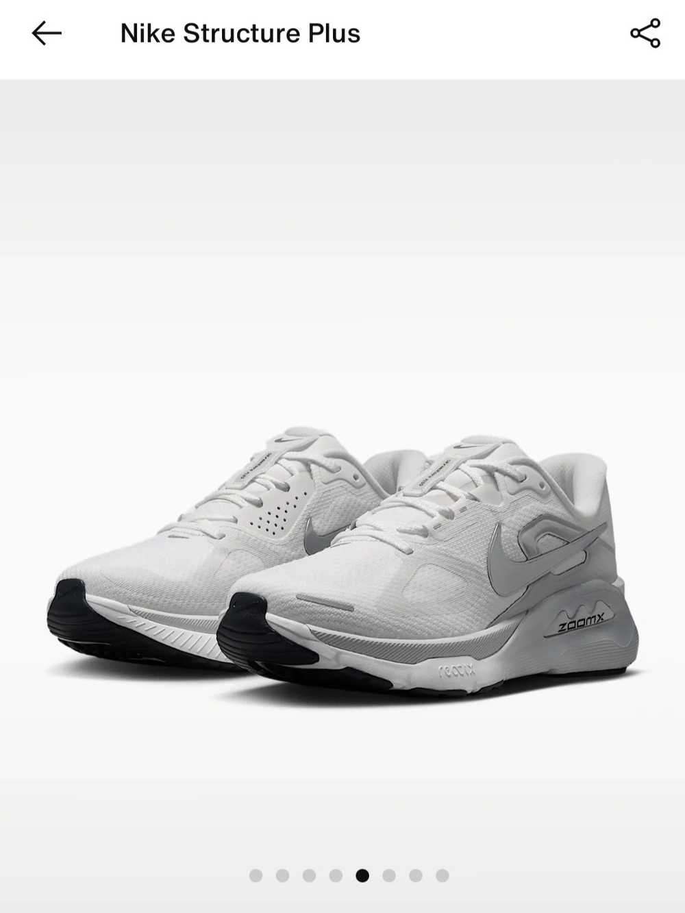 Nike Women’s Structure Plus Sz 10.5 Summit  White/ Photon